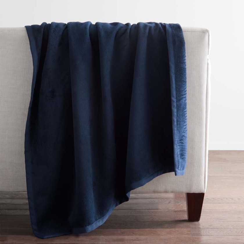 Cotton/Acrylic Fleece Throw