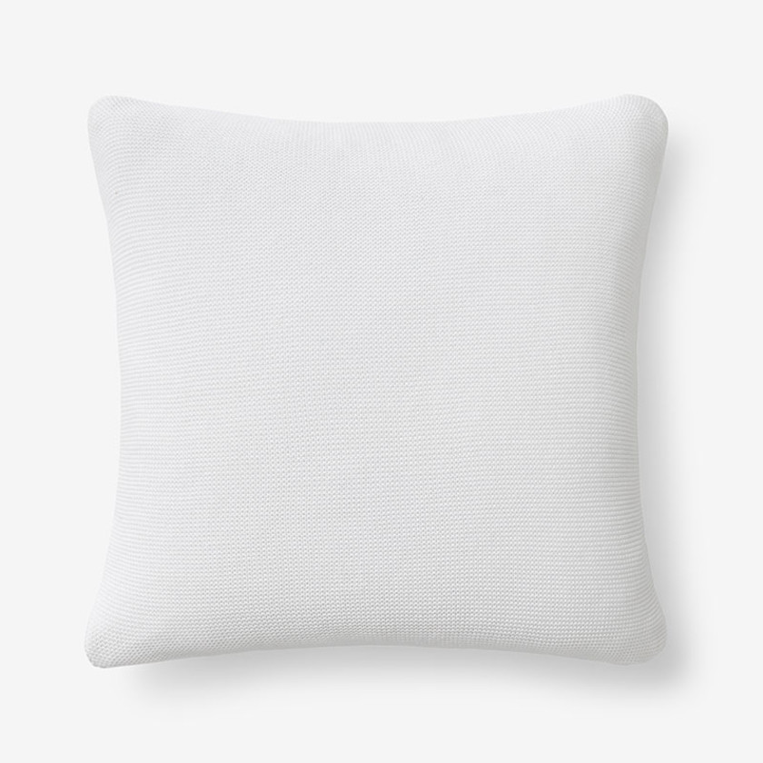 Classic All Season Breathable Cotton Knit Decorative Pillow Cover