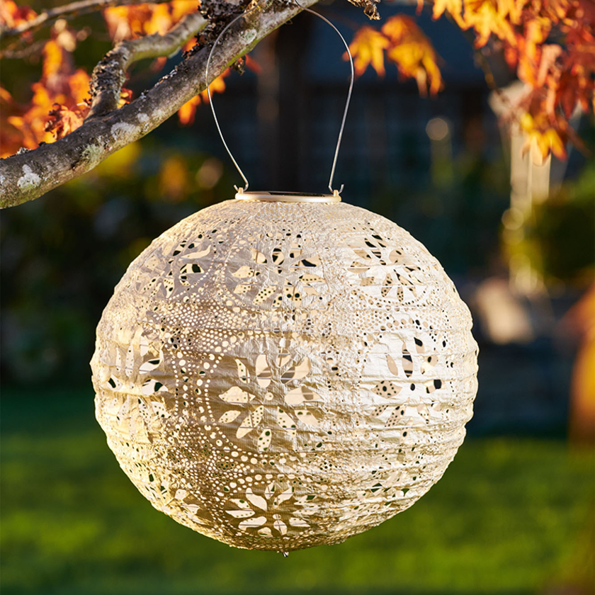 Soji™ Stella Boho Solar Outdoor Lantern