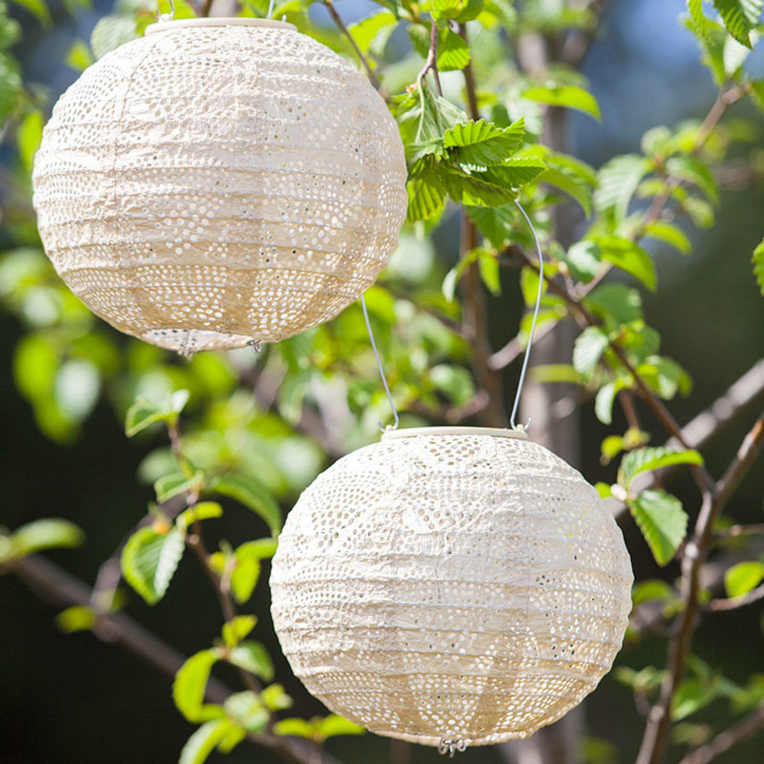 Tyvek lanterns top