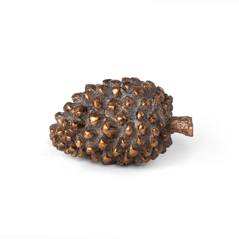Bronze Pinecone Figurine
