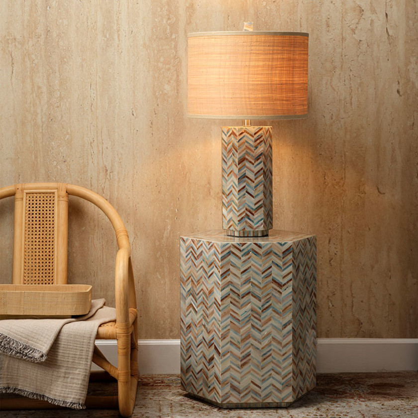Natural Raffia Lamp Shade - Natural, Small,Natural