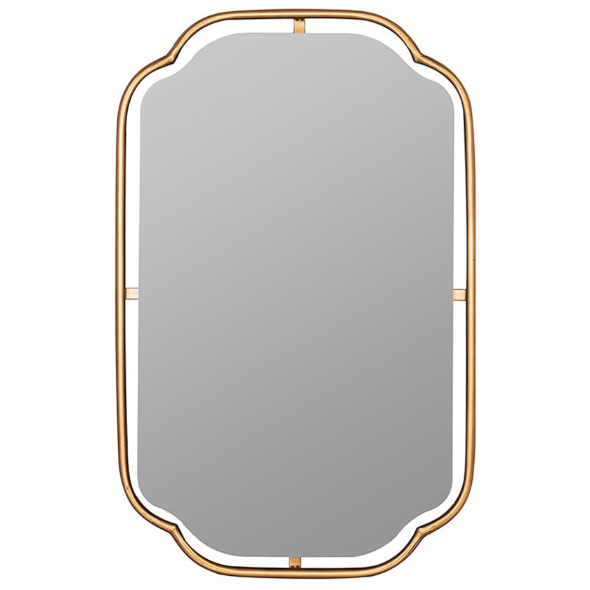 Gilded Floating Frame Wall Mirror
