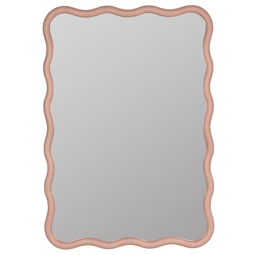 Wave Rectangle Wall Mirror