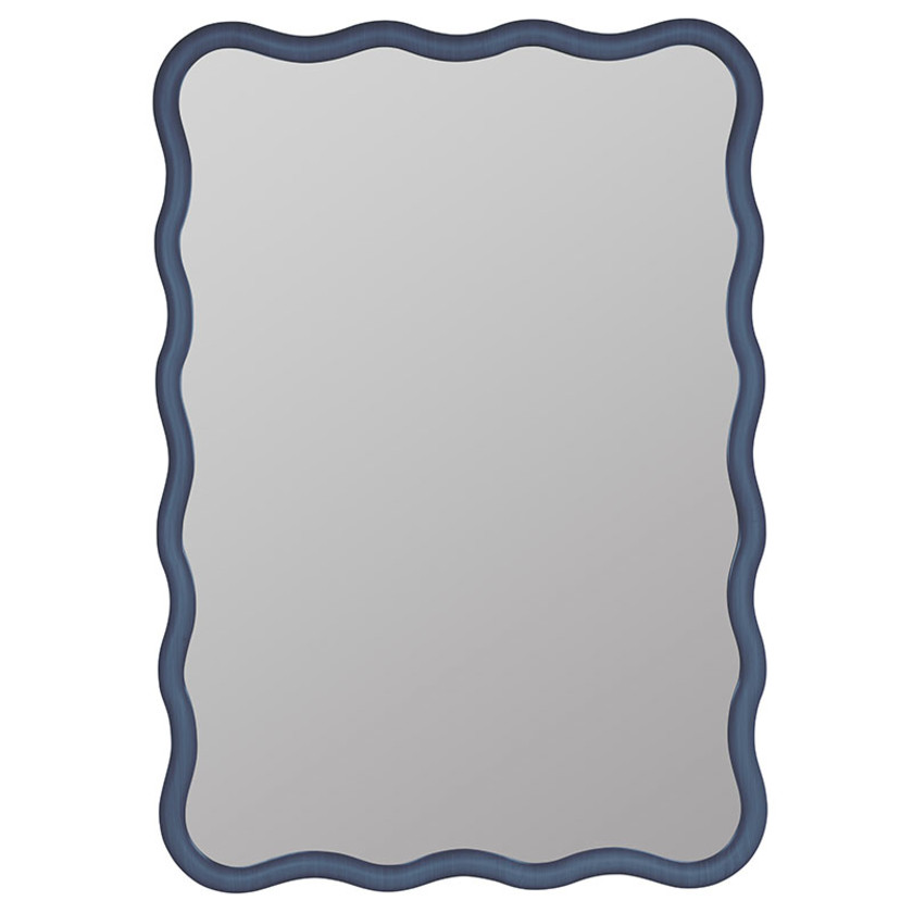 Wave Rectangle Wall Mirror