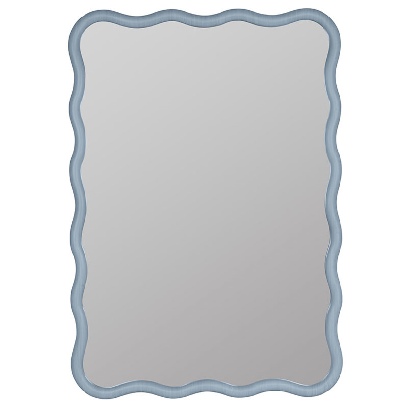 Wave Rectangle Wall Mirror