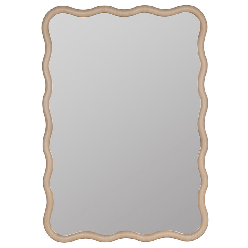 Wave Rectangle Wall Mirror