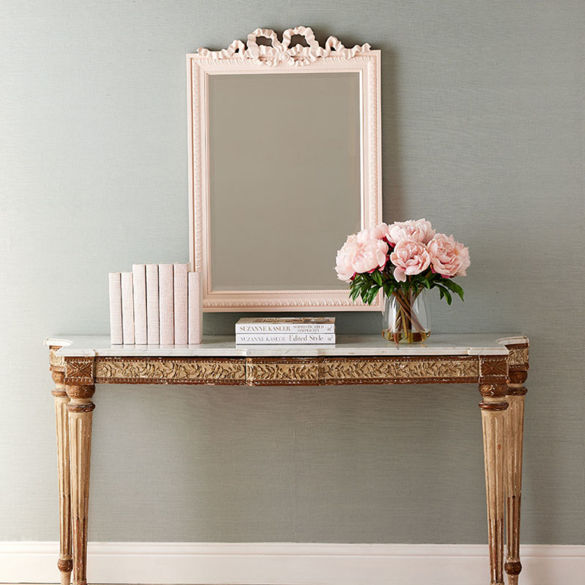 Caitlin Wilson Clarence Wall Mirror - Pink,Pink