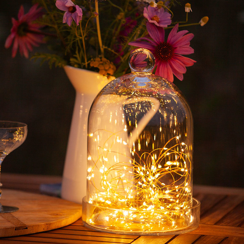 Solar LED String Lights 33'