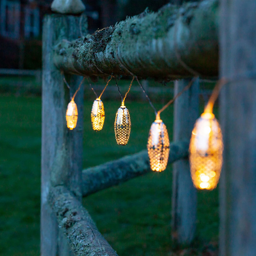 Marakesh String Lights - Silver, 15',Silver
