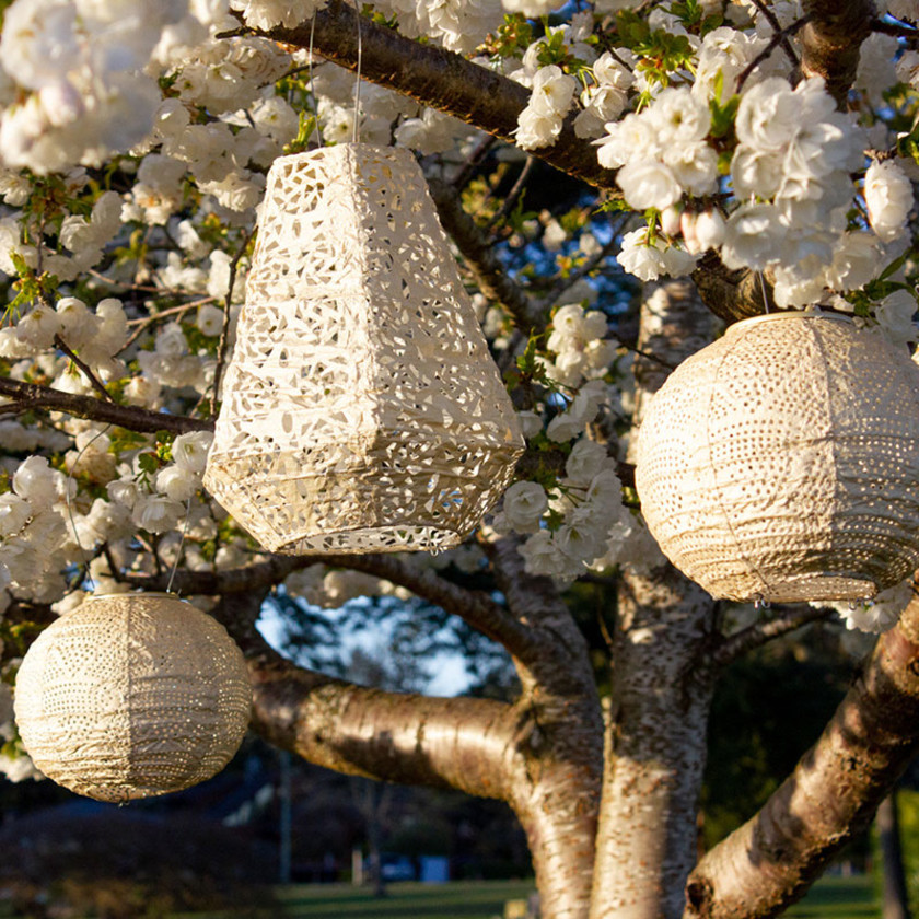 Soji™ Stella Pearl Solar Lantern, Set of 3 - Pearl,Pearl