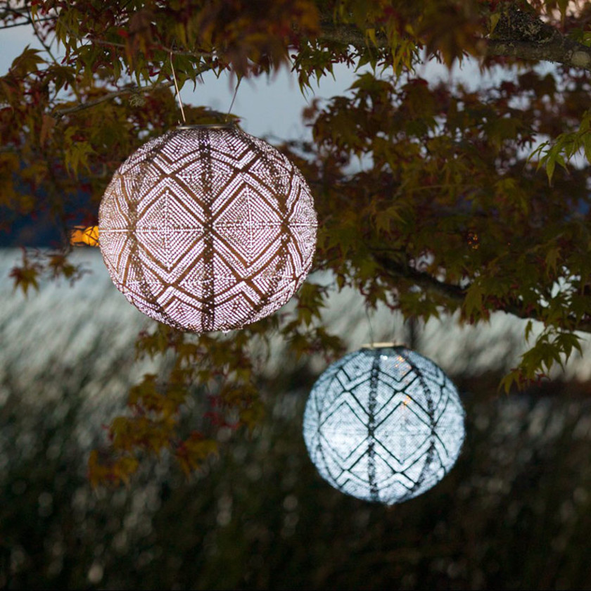 Soji™ Stella Earth Tones Solar Lantern, Set of 3 - Earth,Earth