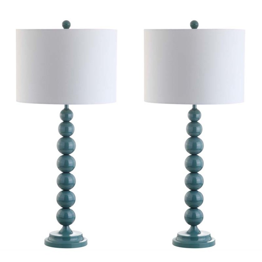 Beaded Table Lamp, Set of 2