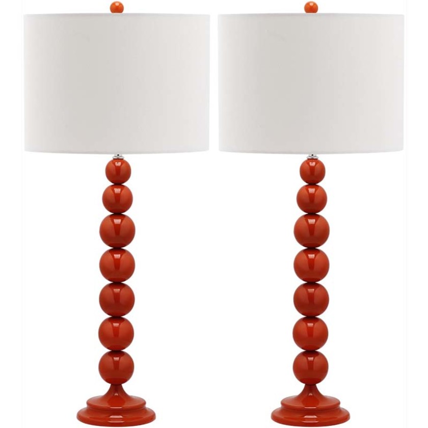 Beaded Table Lamp, Set of 2