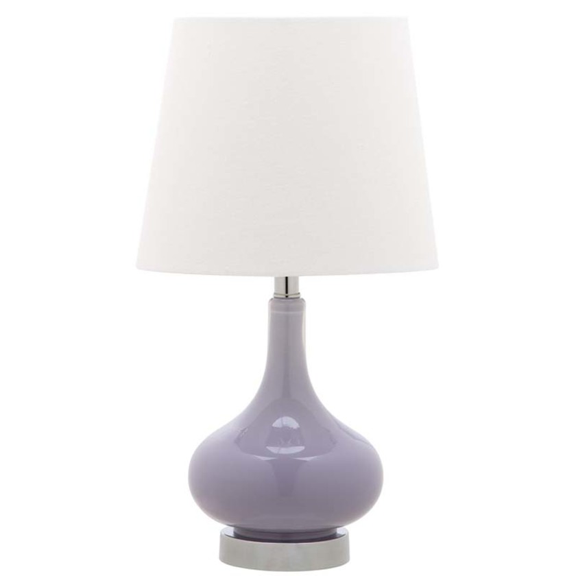 Curved Glass Table Lamp