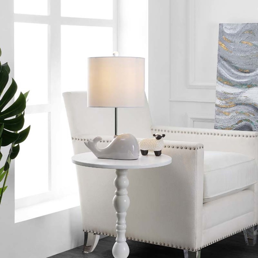 Ceramic Animal Table Lamp - Gray, Whale,Gray Whale