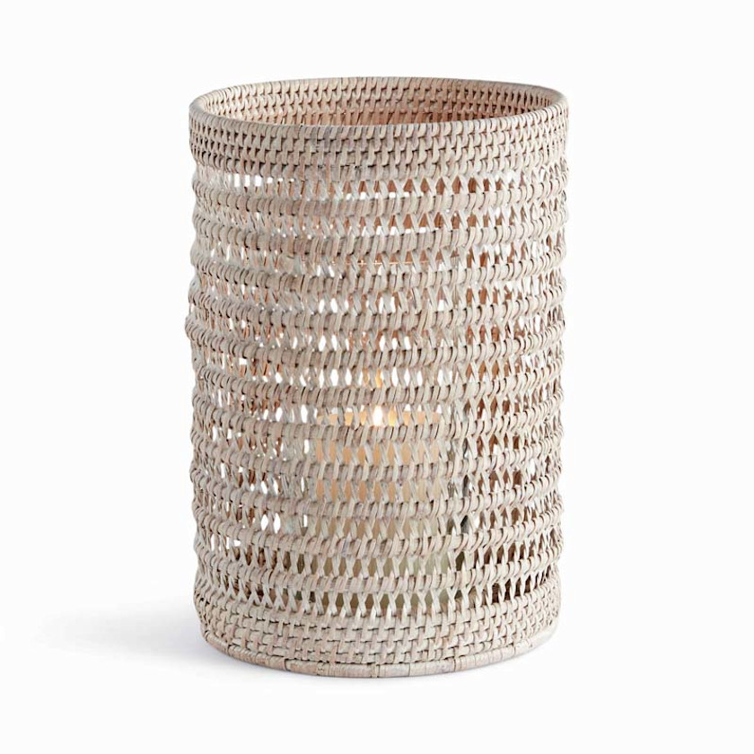 Handwoven Rattan Hurricane