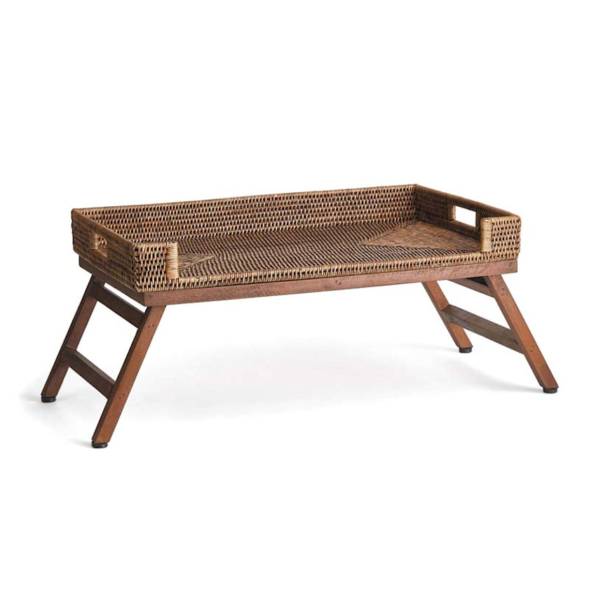 Handwoven Rattan Breakfast Tray