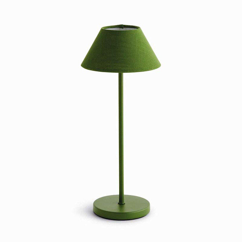 Linen Shade Rechargeable Cordless Lamp