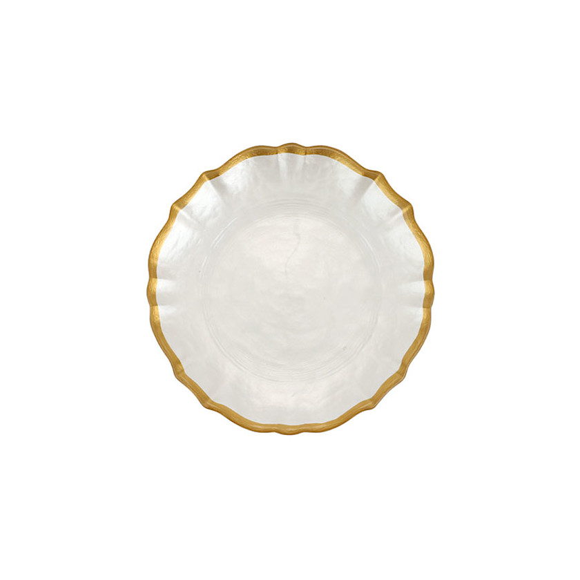 Baroque Glass Appetizer Plate