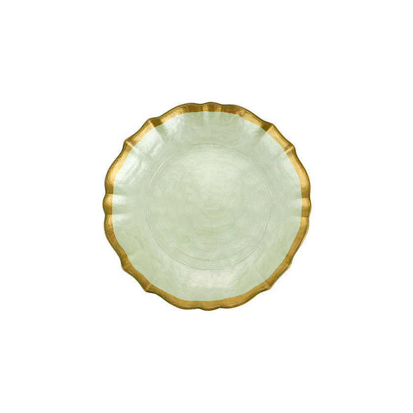 Baroque Glass Salad Plate