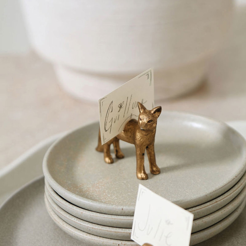 Woodland Creature Place Card Holder,Fox