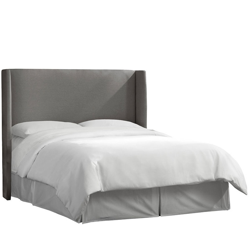 Gramercy Linen Headboard - Black, Full