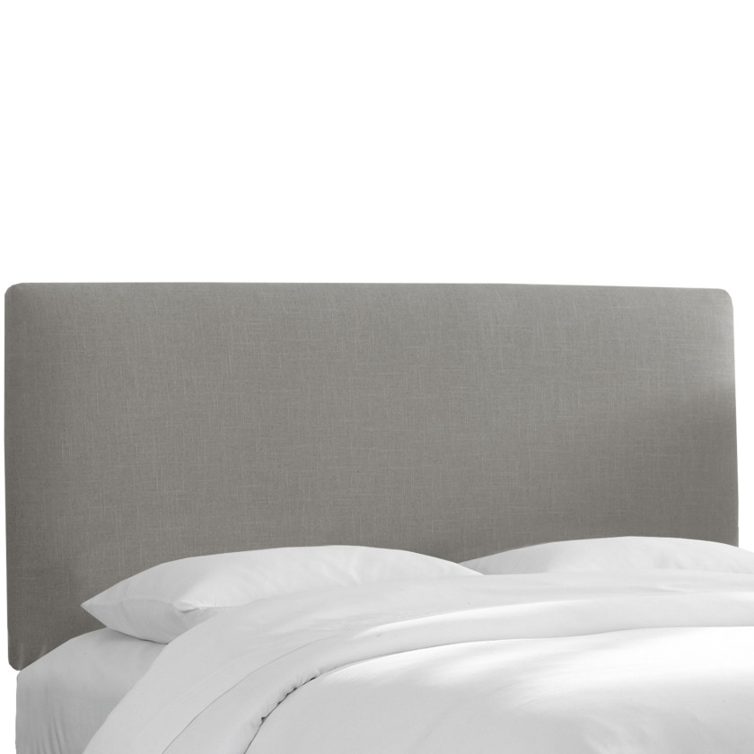 Tribeca Linen Headboard - Black, Twin