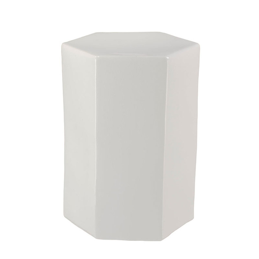 Ceramic Hexagon Side Table