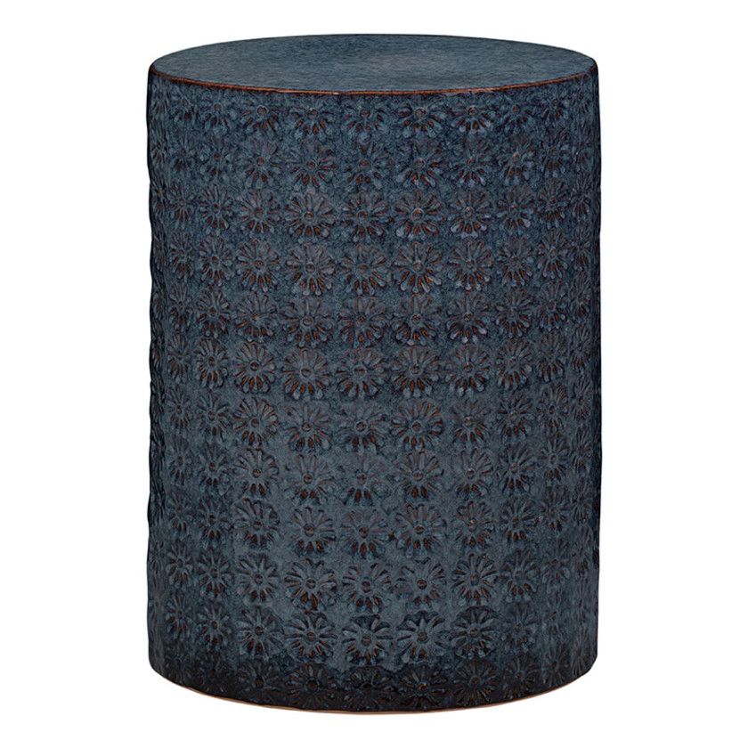 Ceramic Flower Side Table