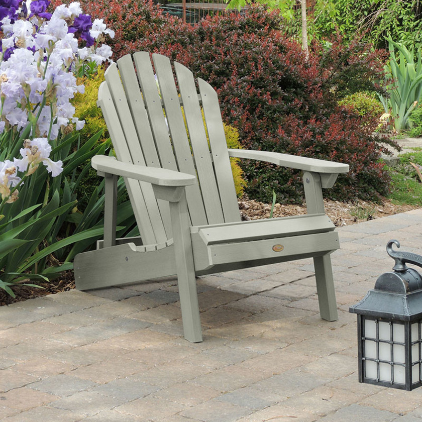 Folding and Reclining Adirondack Chair - Eucalyptus,Eucalyptus