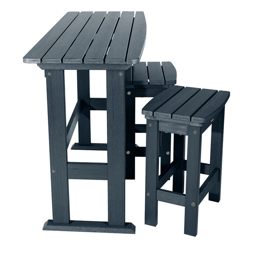 3-Piece Counter Height Balcony Set -  Navy,Navy