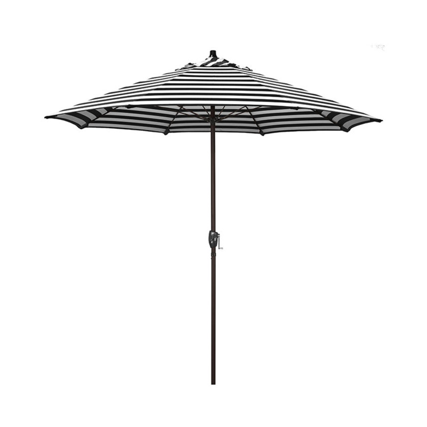 amazon patio umbrella sunbrella Elevate Your Space With This Outdoor Sunbrella cantilever umbrella with solar LED lights Side table umbrella stand and