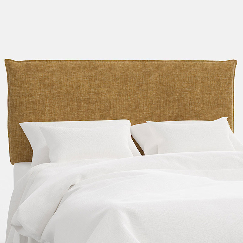Sutton Vintage Velvet Headboard,Camel