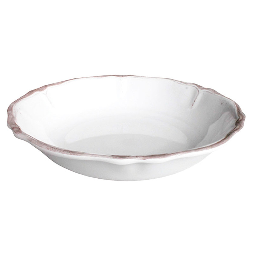 Rustica Antique White Melamine Salad Bowl