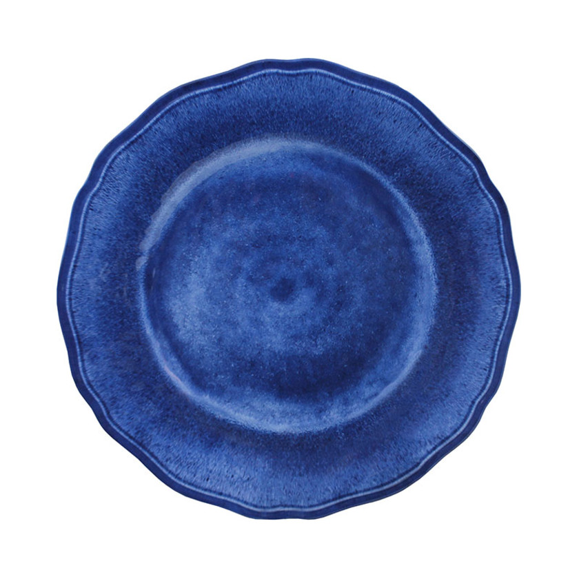Campania Melamine Dinner Plates, Set of 4 - Blue,Blue