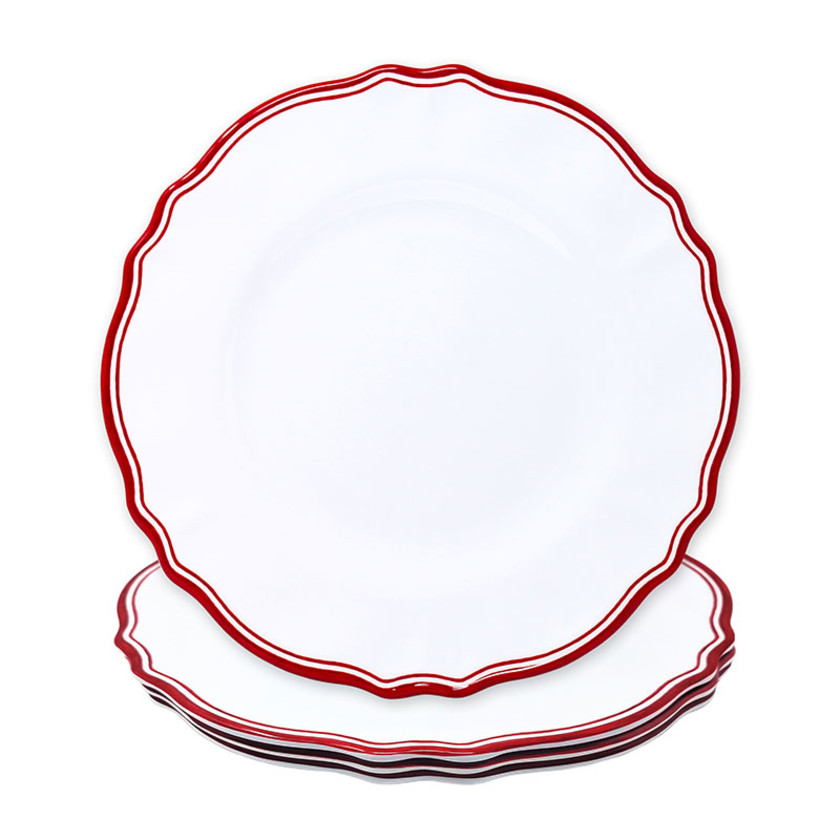 Maison Melamine Dinner Plates, Set of 4