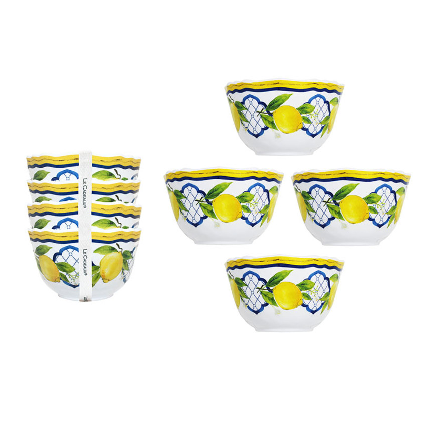 Palermo Melamine Dessert Bowls, Set of 4,Palermo