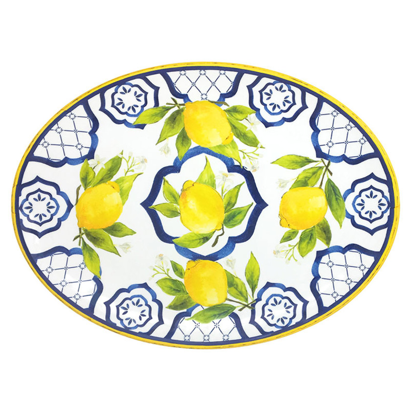 Citrus Melamine Oval Platter