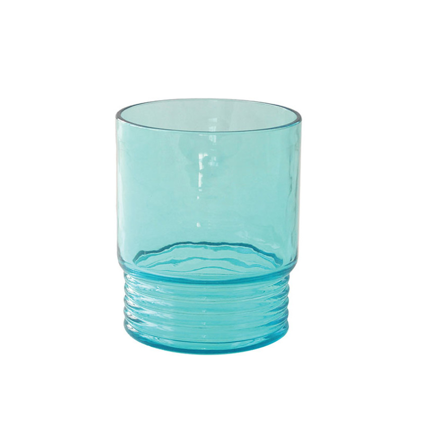 Santorini Tumblers, Set of 4 -  Teal, Small,Teal