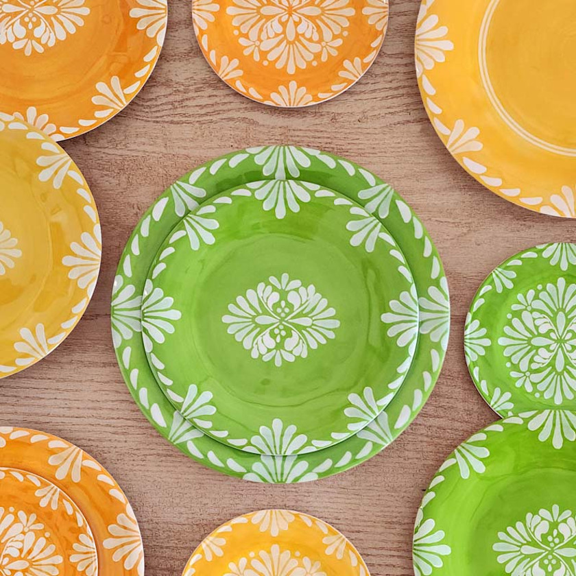 Paloma Serving Platter,Yellow
