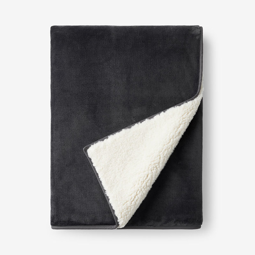 Sherpa Waterproof Blanket - Dark Gray,Dark Gray