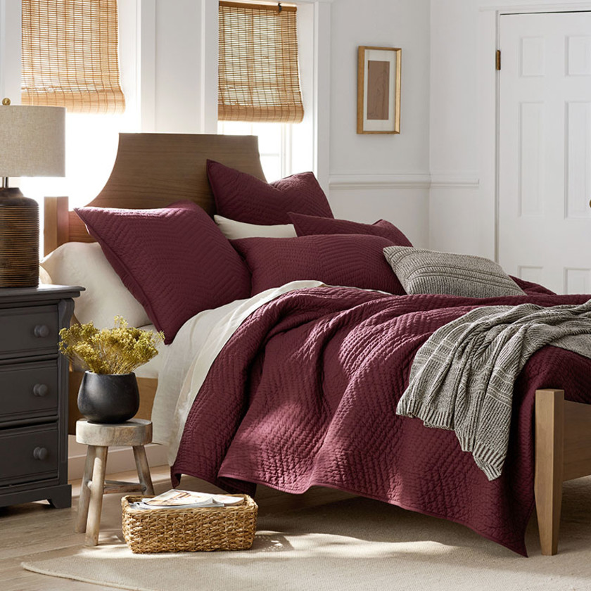 Voile Quilt - Dusty Plum, Twin,Dusty Plum