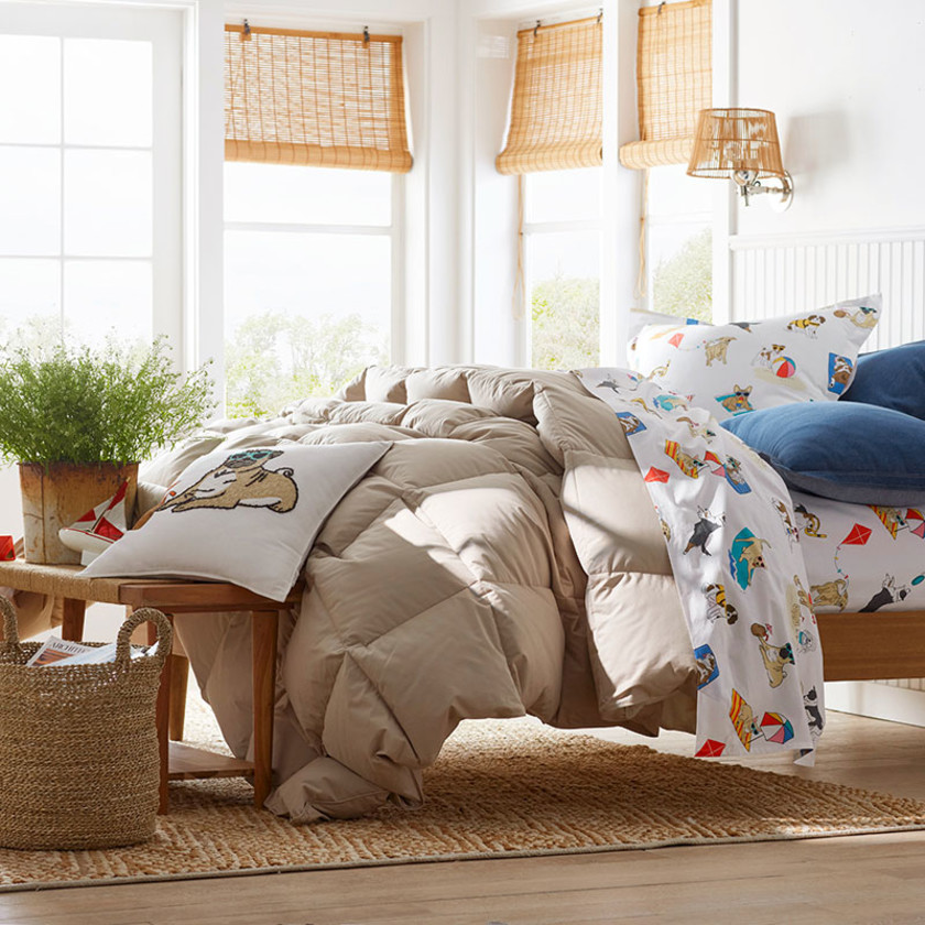 Premium Down Light Warmth Comforter - Feather Tan, Twin,Feather Tan