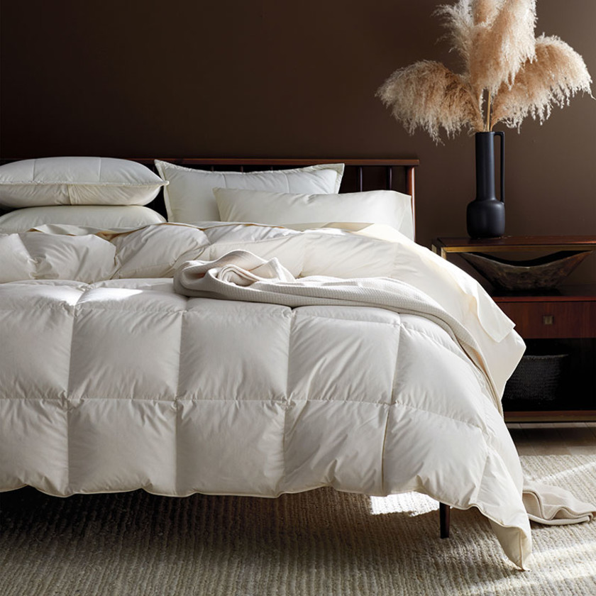 Premium LoftAIRE™ Down Alternative Light Warmth Comforter - Ivory, Twin,Ivory