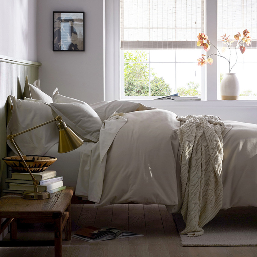 Luxe Ultra-Cozy Cotton Velvet Flannel Duvet Cover White, Full/Queen,White
