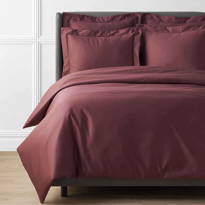 Supima® Cotton Wrinkle-Free Sateen Duvet Cover | The Company