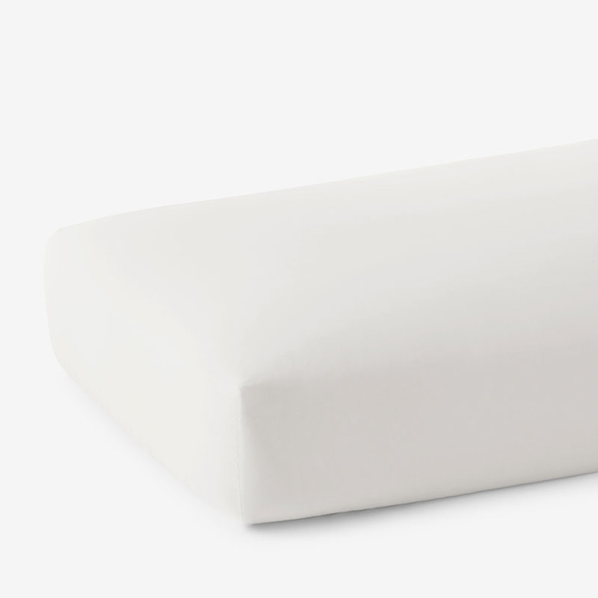 Premium Cool Organic Cotton Percale Fitted Bed Sheet