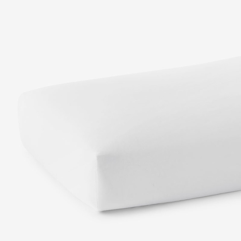 Premium Cool Organic Cotton Percale Fitted Bed Sheet