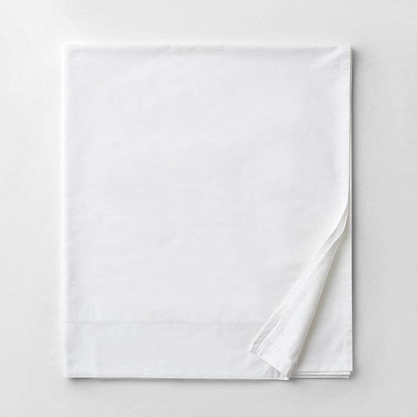 Premium Smooth Organic Cotton Sateen Flat Bed Sheet